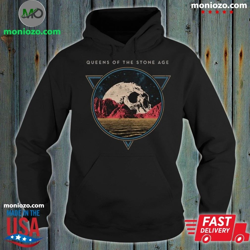 Original QOTSA Planet Skull - Adult & Kids T-Shirts, Sweatshirts & Hoodies apparel design preview 2