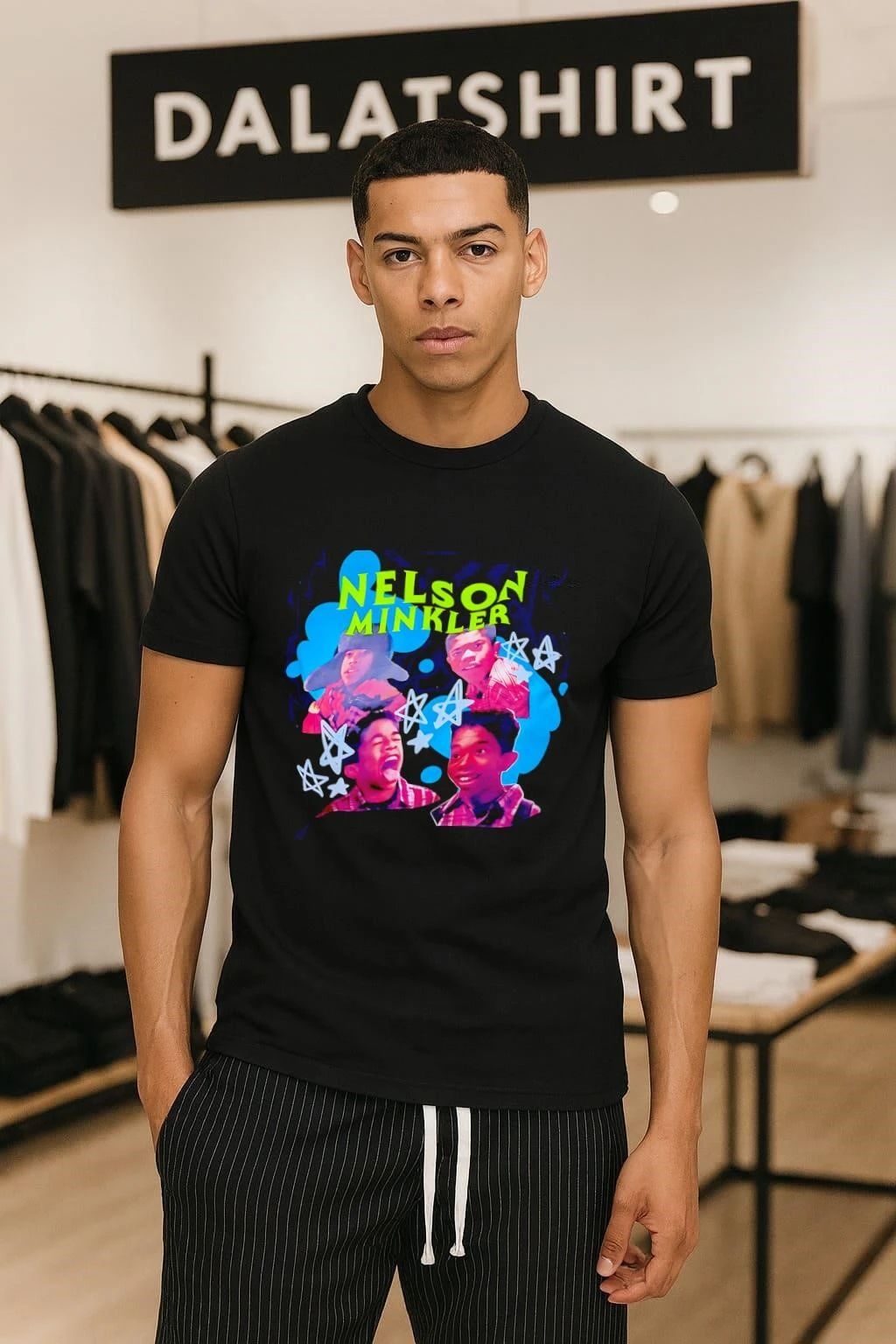 Nelson Minkler Even Stevens funny graphic - Adult & Kids T-Shirts, Sweatshirts & Hoodies apparel design preview 1