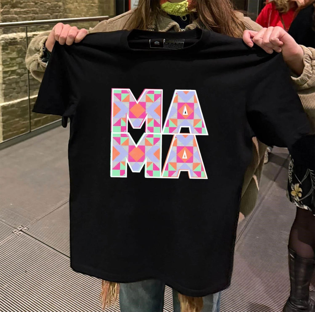 Mama Quilt Pattern Big - Adult & Kids T-Shirts, Sweatshirts & Hoodies apparel design preview 2