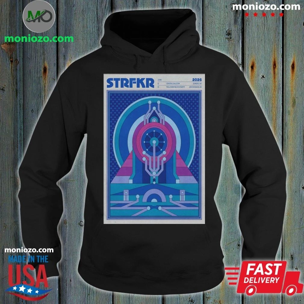 STRFKR Tour 2026 in Alaska Poster - Adult & Kids T-Shirts, Sweatshirts & Hoodies apparel design preview 2