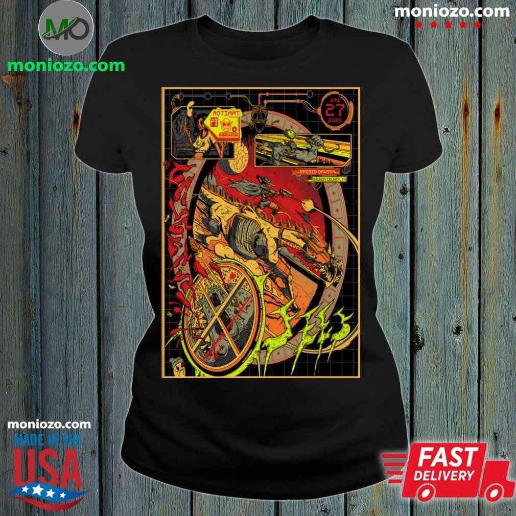 Original Osees In Pelham TN On June 27 2026 Tour - Adult & Kids T-Shirts, Sweatshirts & Hoodies apparel design preview 1