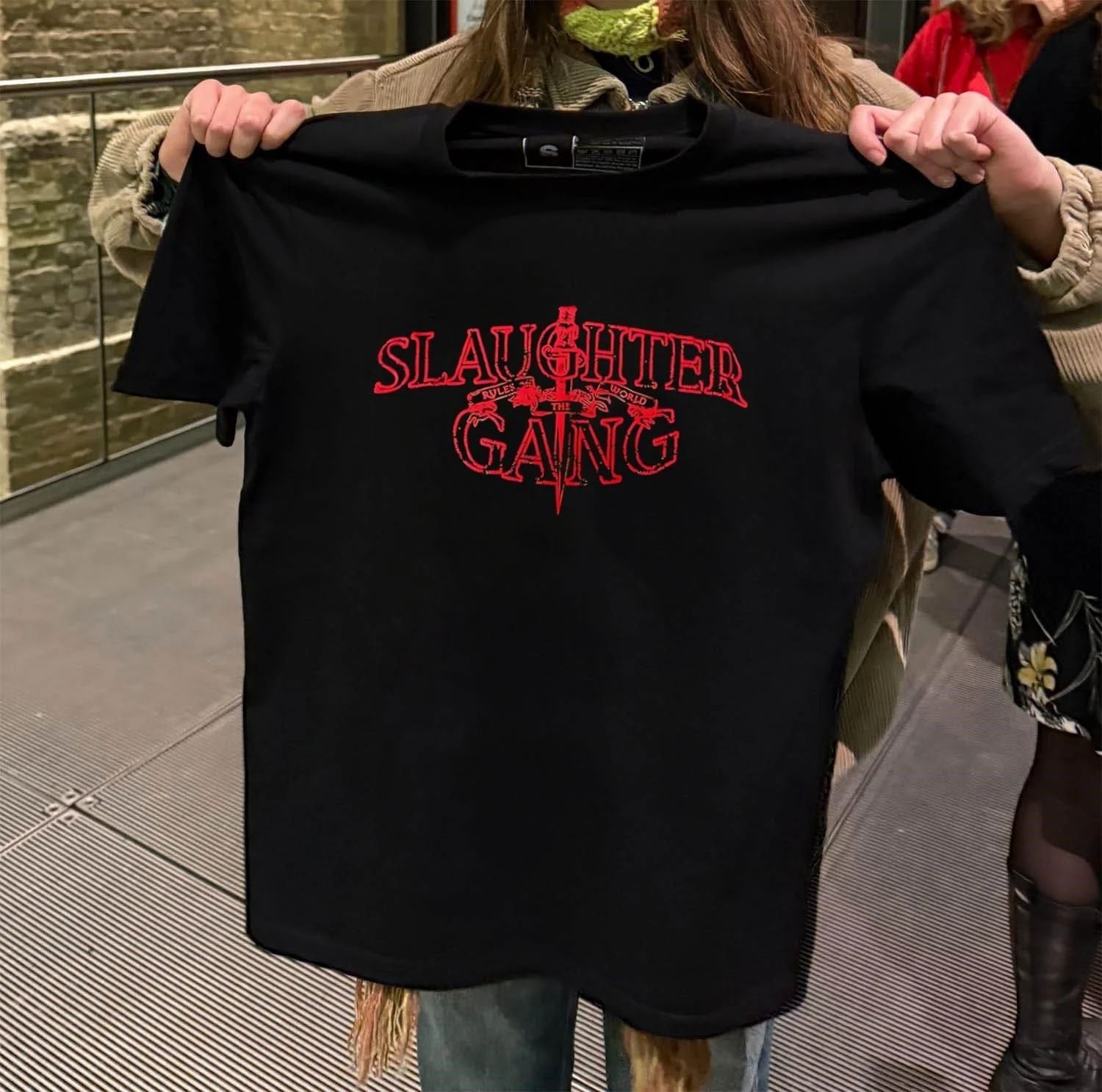 Slaughter Gang rules the world - Adult & Kids T-Shirts, Sweatshirts & Hoodies apparel design preview 2