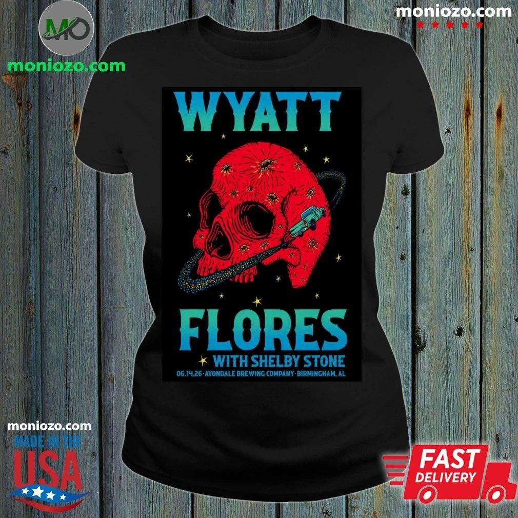 Original Wyatt Flores 06.14.26 Avondale Brewing - Adult & Kids T-Shirts, Sweatshirts & Hoodies apparel design preview 1