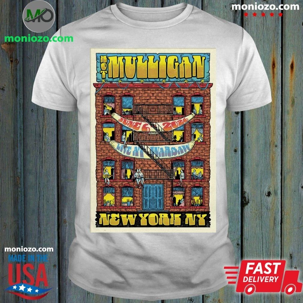 Mulligan 6 2026 Brooklyn NY Poster - Adult & Kids T-Shirts, Sweatshirts & Hoodies apparel design preview 1