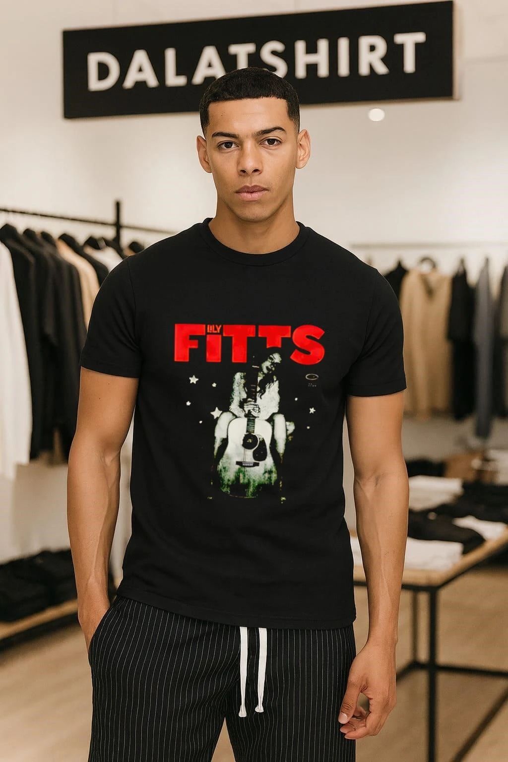 Lily Fitts Singer Guitarist Stars Music Concert - Adult & Kids T-Shirts, Sweatshirts & Hoodies apparel design preview 1