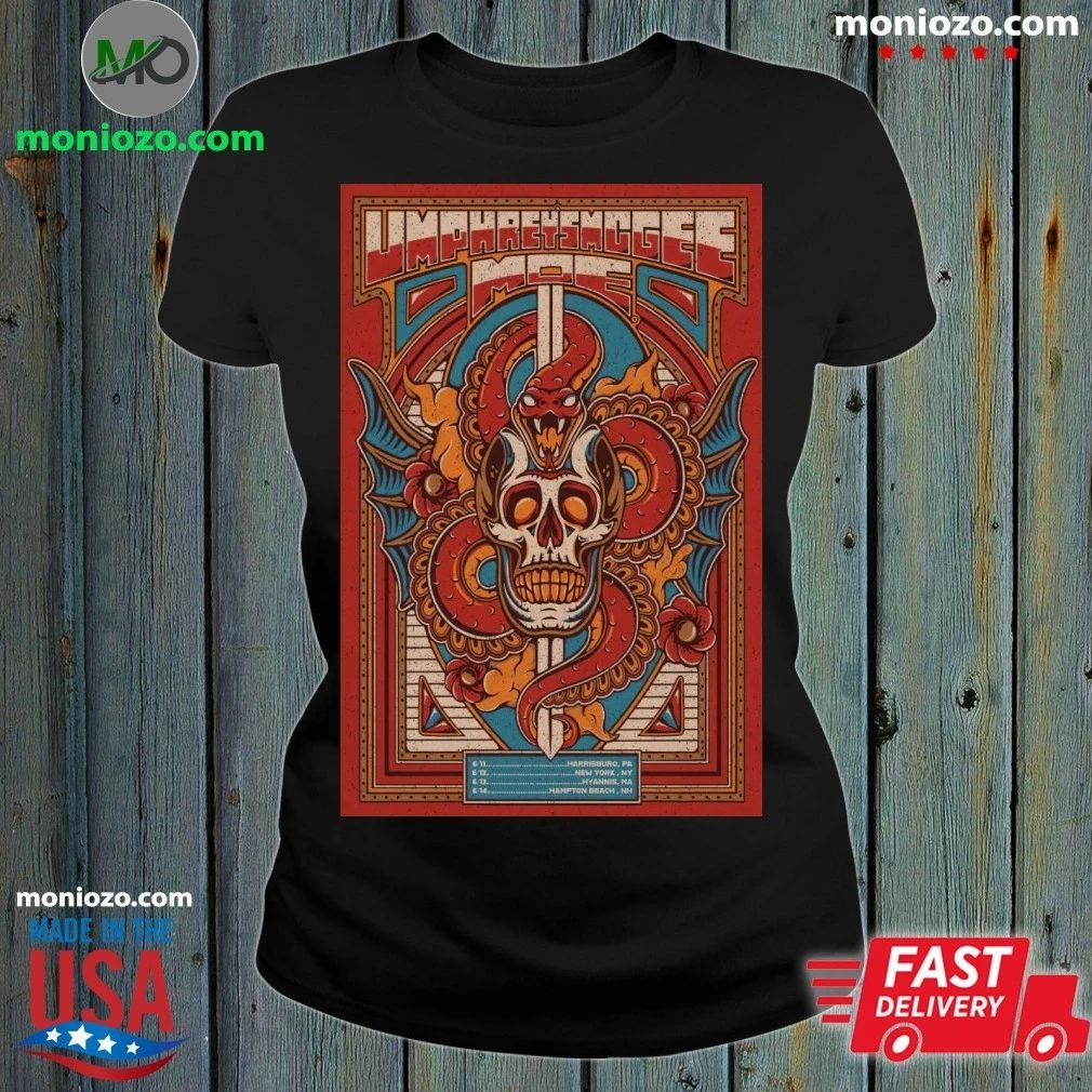 Original Umphrey's McGee and Moe. 6 11 Harrisburg, PA - Adult & Kids T-Shirts, Sweatshirts & Hoodies apparel design preview 1