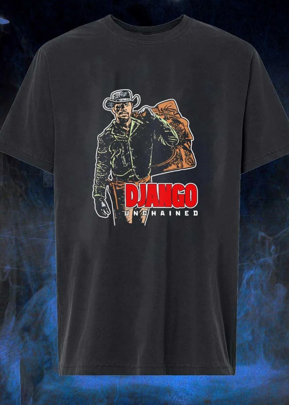 Django Unchained Saddle Graphic - Adult & Kids T-Shirts, Sweatshirts & Hoodies apparel design preview 1