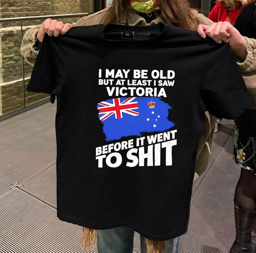 I Saw Victoria Before It Went To Shit Australia Flag - Adult & Kids T-Shirts, Sweatshirts & Hoodies apparel design preview 2