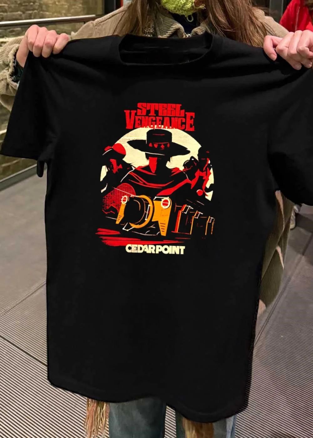 Steel Vengeance Cedar Point Wild West - Adult & Kids T-Shirts, Sweatshirts & Hoodies apparel design preview 2