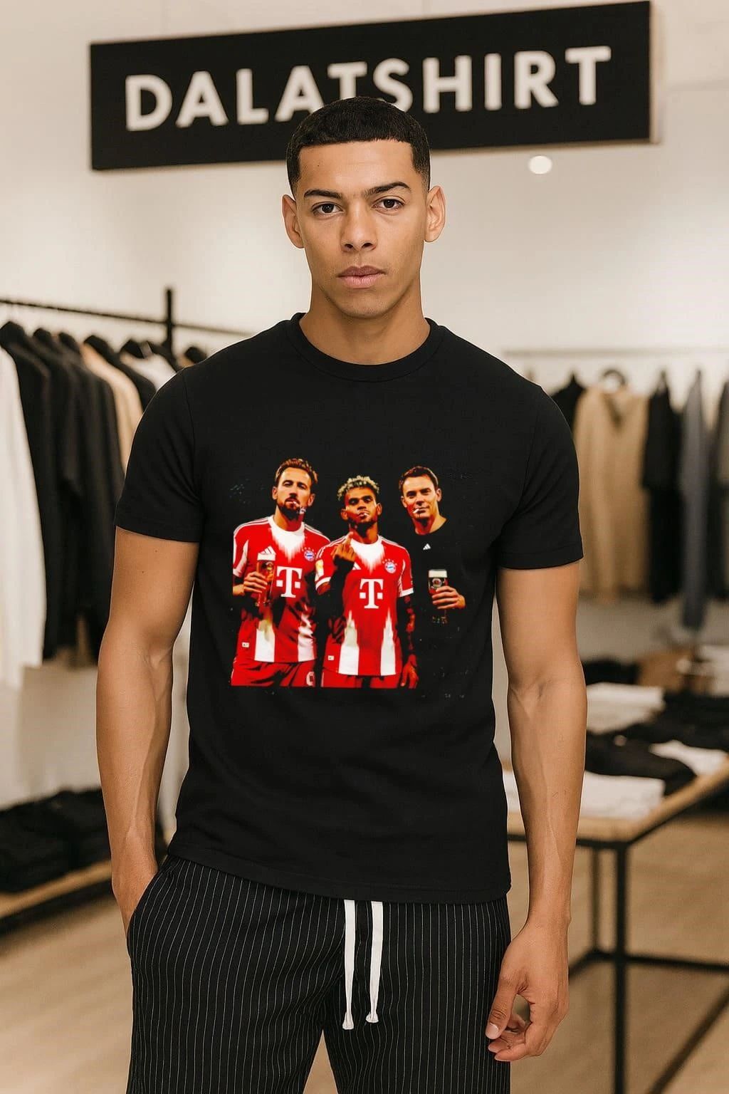 Harry Kane and Manuel Neuer Luis Díaz - Adult & Kids T-Shirts, Sweatshirts & Hoodies apparel design preview 1