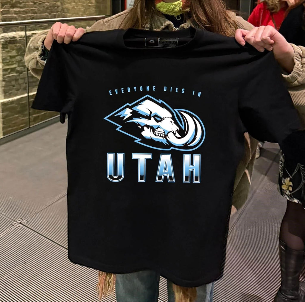 Everyone Dies In Utah Mammoth Mountain Graphic - Adult & Kids T-Shirts, Sweatshirts & Hoodies apparel design preview 2