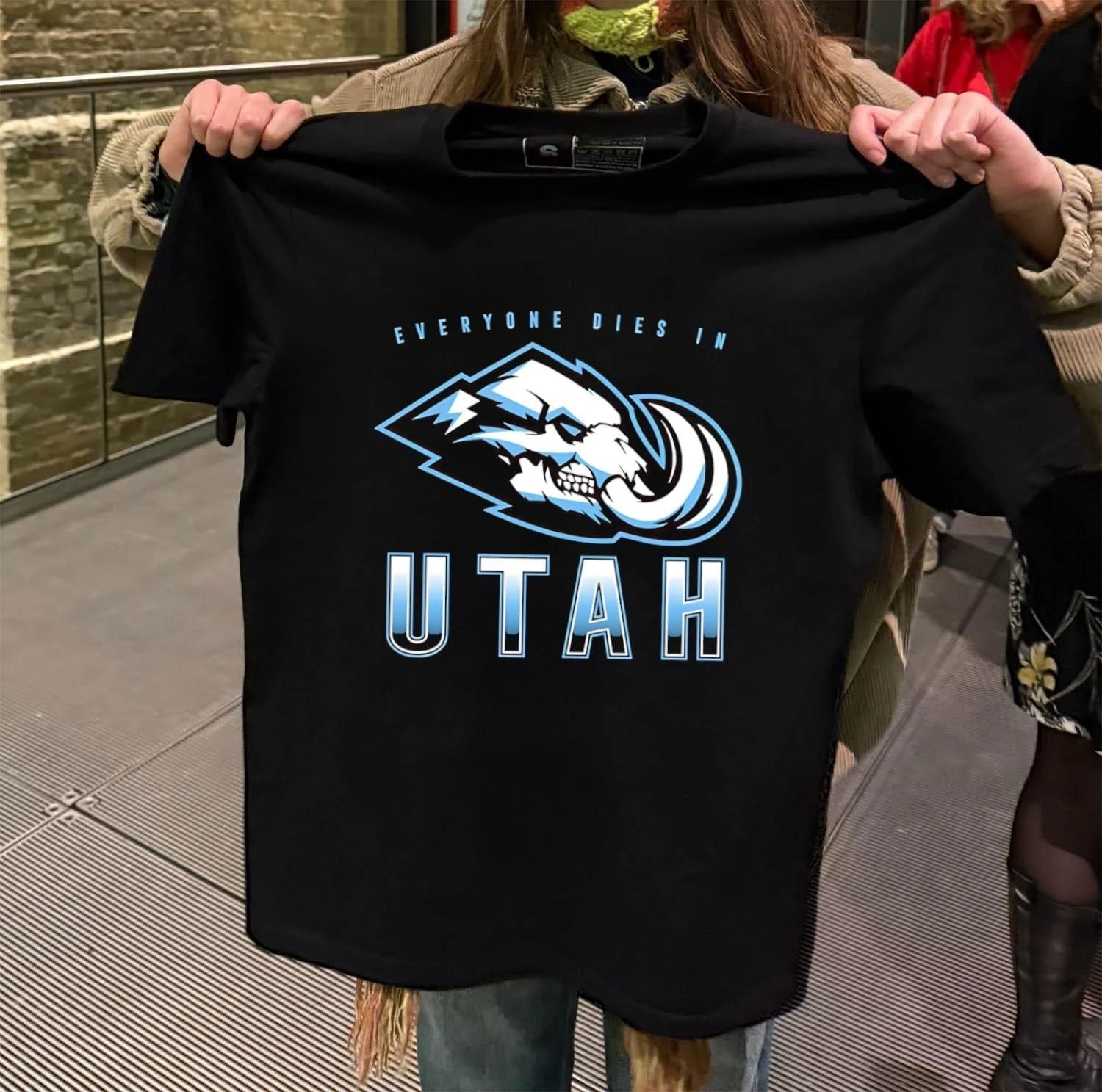 Everyone Dies In Utah Mammoth Mountain Graphic - Adult & Kids T-Shirts, Sweatshirts & Hoodies apparel design preview 2