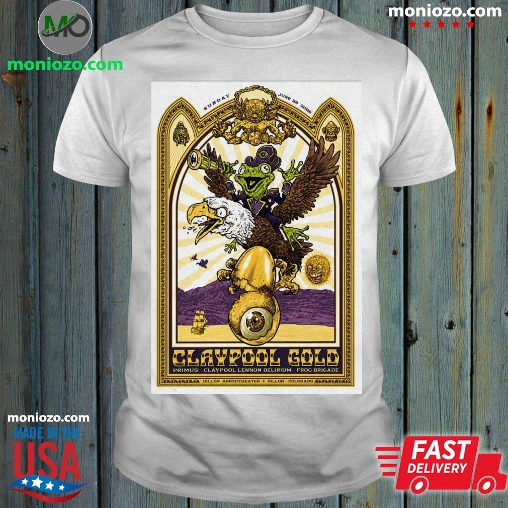 Primus 6 28 2026 Dillon Amphitheater Colorado Poster - Adult & Kids T-Shirts, Sweatshirts & Hoodies apparel design preview 1