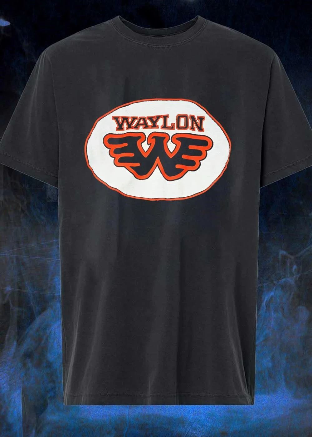 Waylon Jennings Outlaw Country Winged WW Logo 2026 - Adult & Kids T-Shirts, Sweatshirts & Hoodies apparel design preview 1