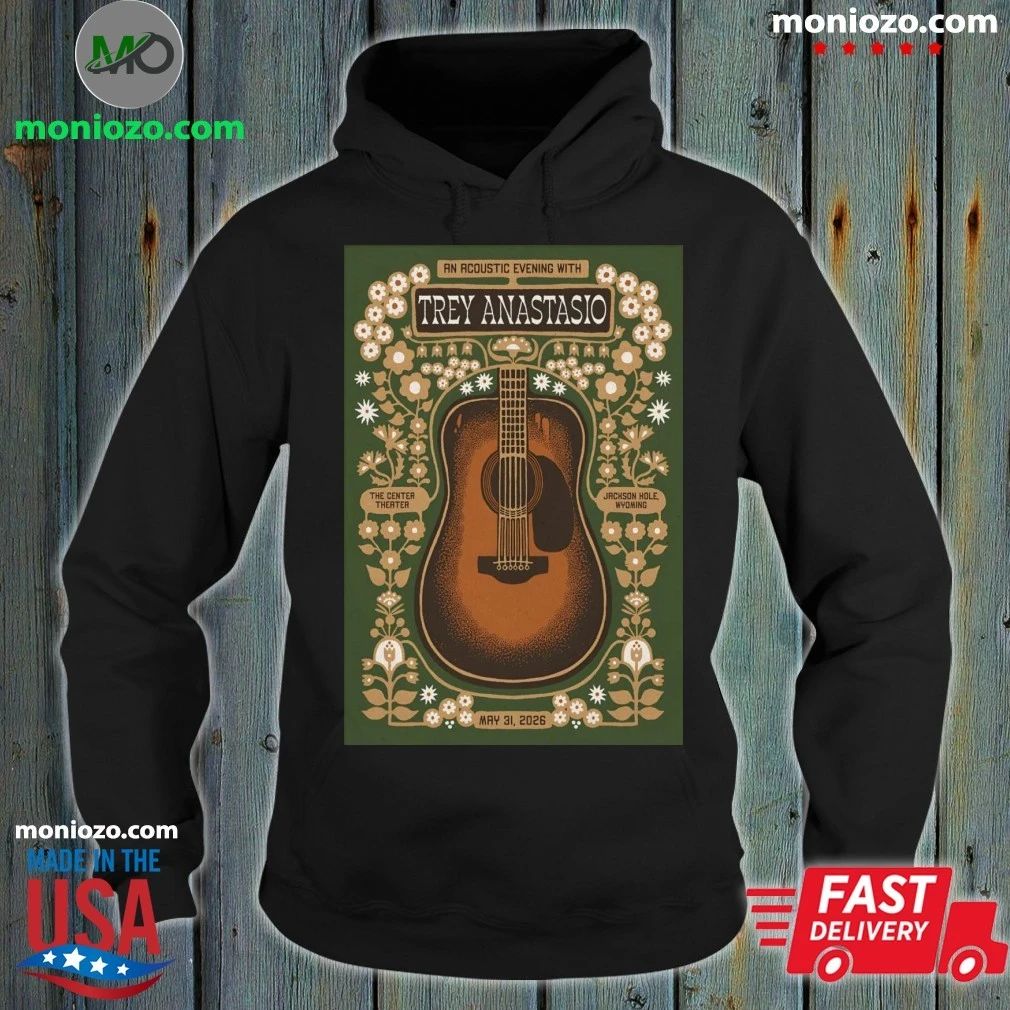 Original Trey Anastasio May 31 2026 Jackson Hole WY - Adult & Kids T-Shirts, Sweatshirts & Hoodies apparel design preview 2