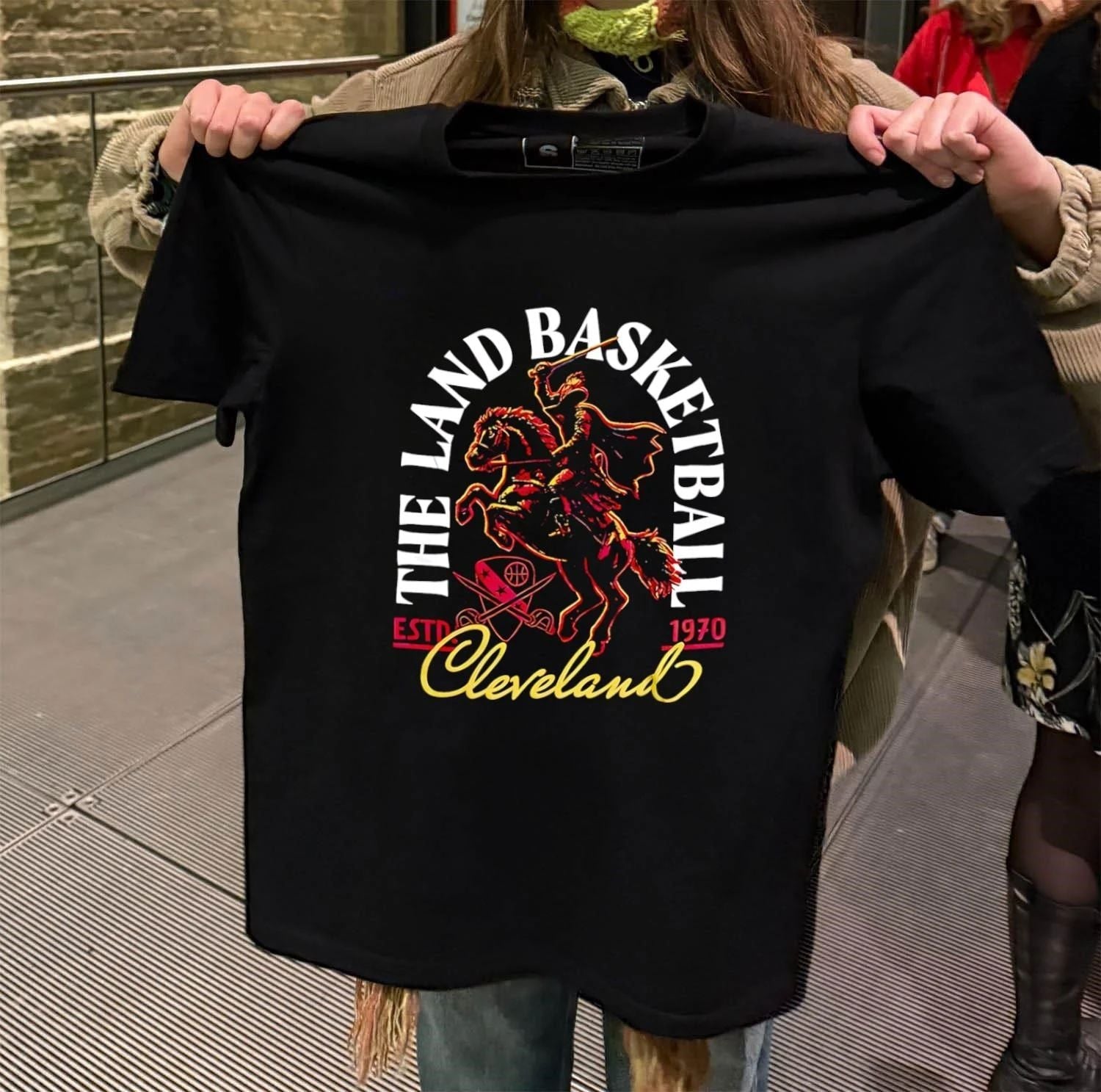 The Land Basketball Cleveland Cavaliers Cavalier - Adult & Kids T-Shirts, Sweatshirts & Hoodies apparel design preview 2