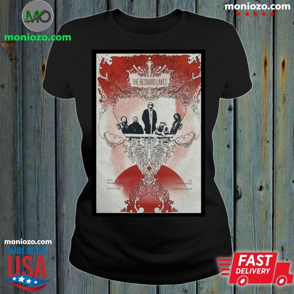 The Besnard Lakes May 20 2026 Black Lodge Poster - Adult & Kids T-Shirts, Sweatshirts & Hoodies apparel design preview 1