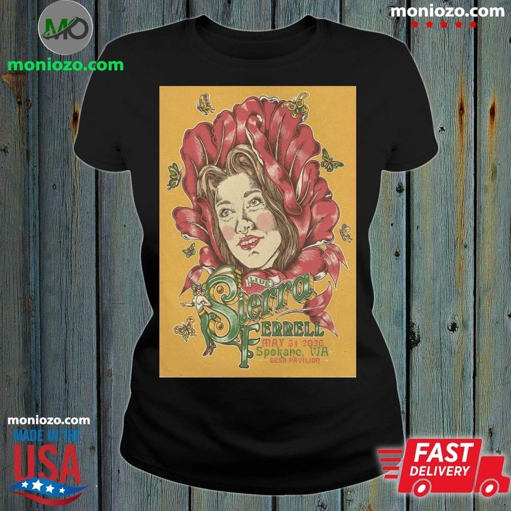 Original Sierra Ferrell May 31 2026 Gesa Pavilion in - Adult & Kids T-Shirts, Sweatshirts & Hoodies apparel design preview 1