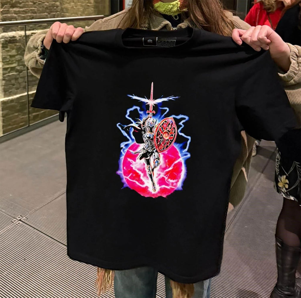 Lightning Knight Sword And Shield - Adult & Kids T-Shirts, Sweatshirts & Hoodies apparel design preview 2