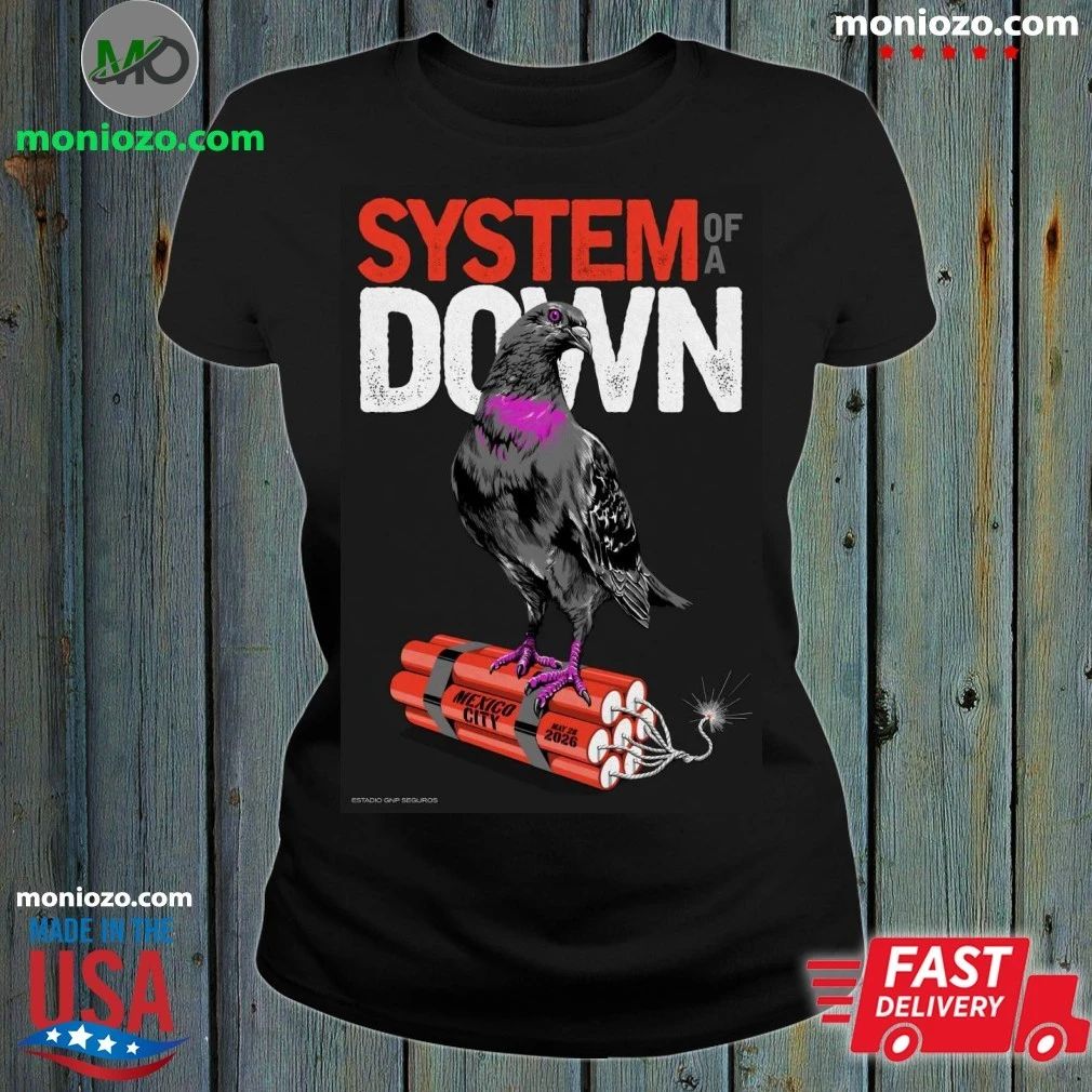 System Of A Down May 27-28 2026 Ciudad De Mexico - Adult & Kids T-Shirts, Sweatshirts & Hoodies apparel design preview 1
