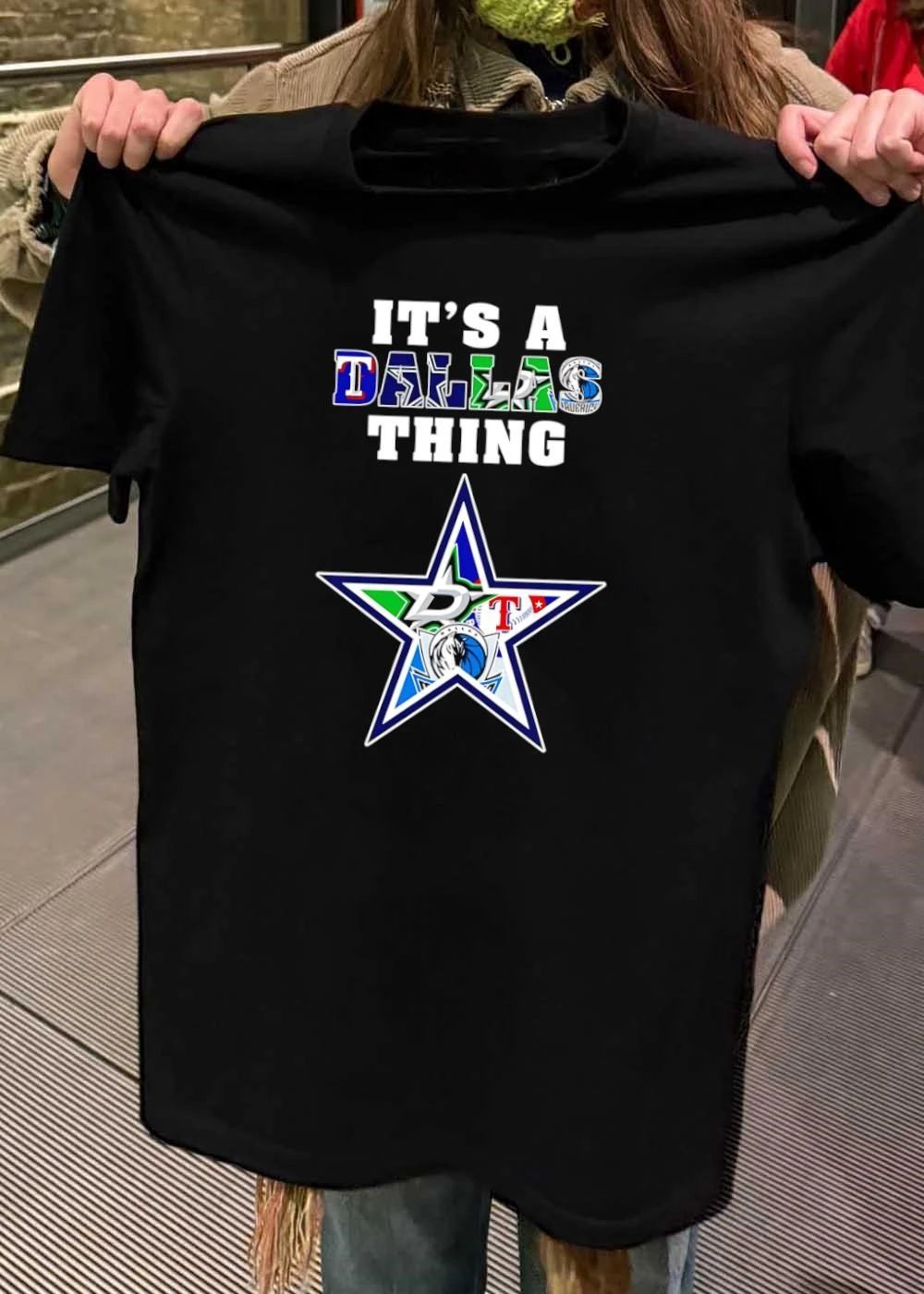 It's A Dallas Thing Cowboys Rangers Stars Mavericks - Adult & Kids T-Shirts, Sweatshirts & Hoodies apparel design preview 2