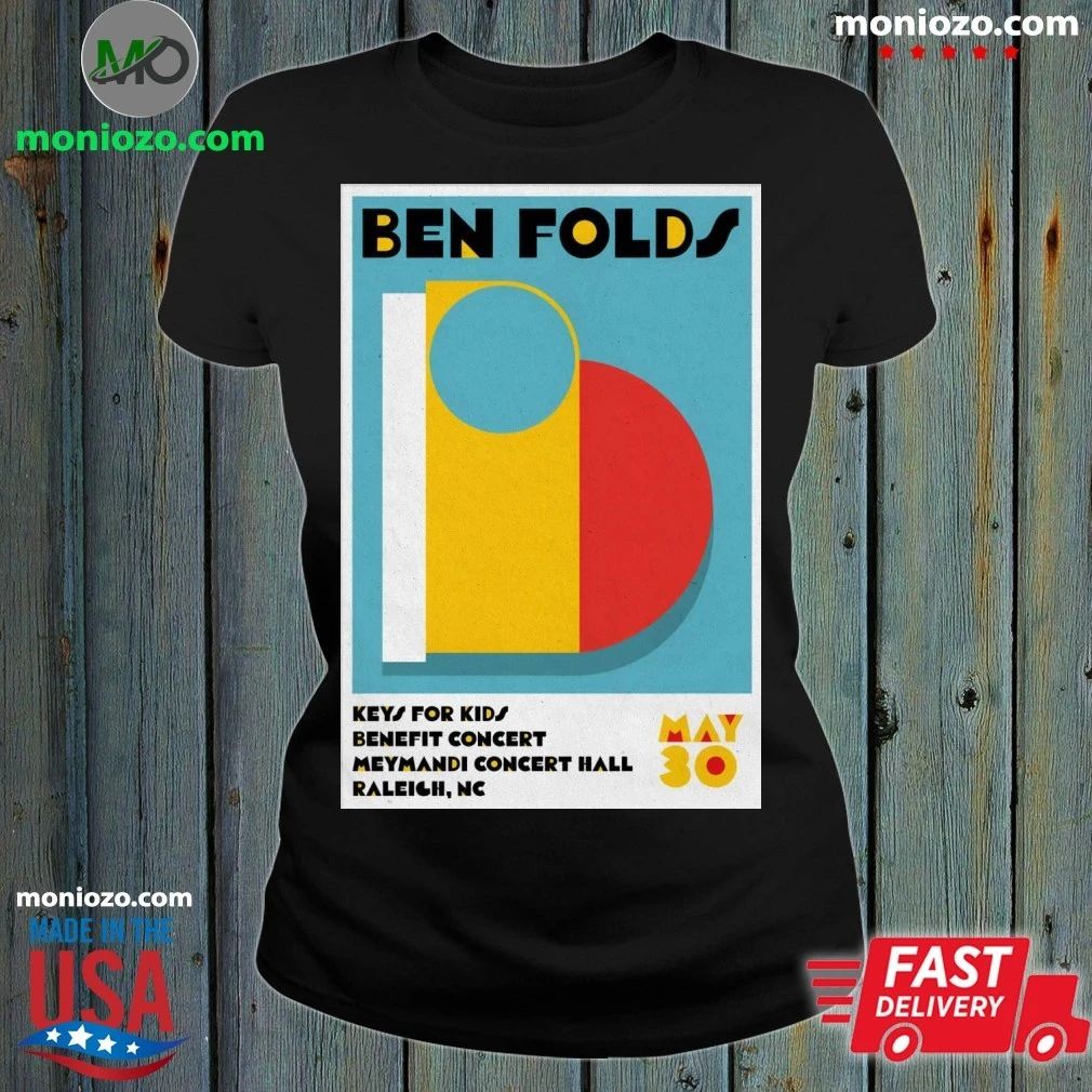 Original Ben Folds Raleigh NC Tour On May 30 2026 - Adult & Kids T-Shirts, Sweatshirts & Hoodies apparel design preview 1