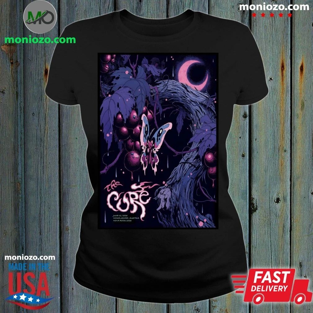 Original The Cure 6 12 2026 Nickelsdorf, Austria - Adult & Kids T-Shirts, Sweatshirts & Hoodies apparel design preview 1