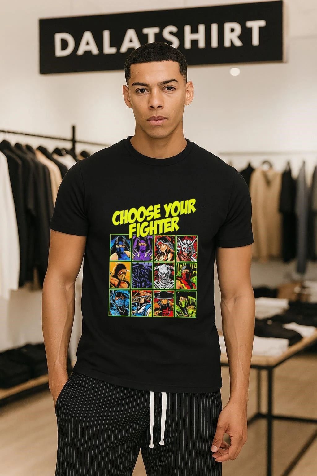 Choose Your Fighter - Adult & Kids T-Shirts, Sweatshirts & Hoodies apparel design preview 1
