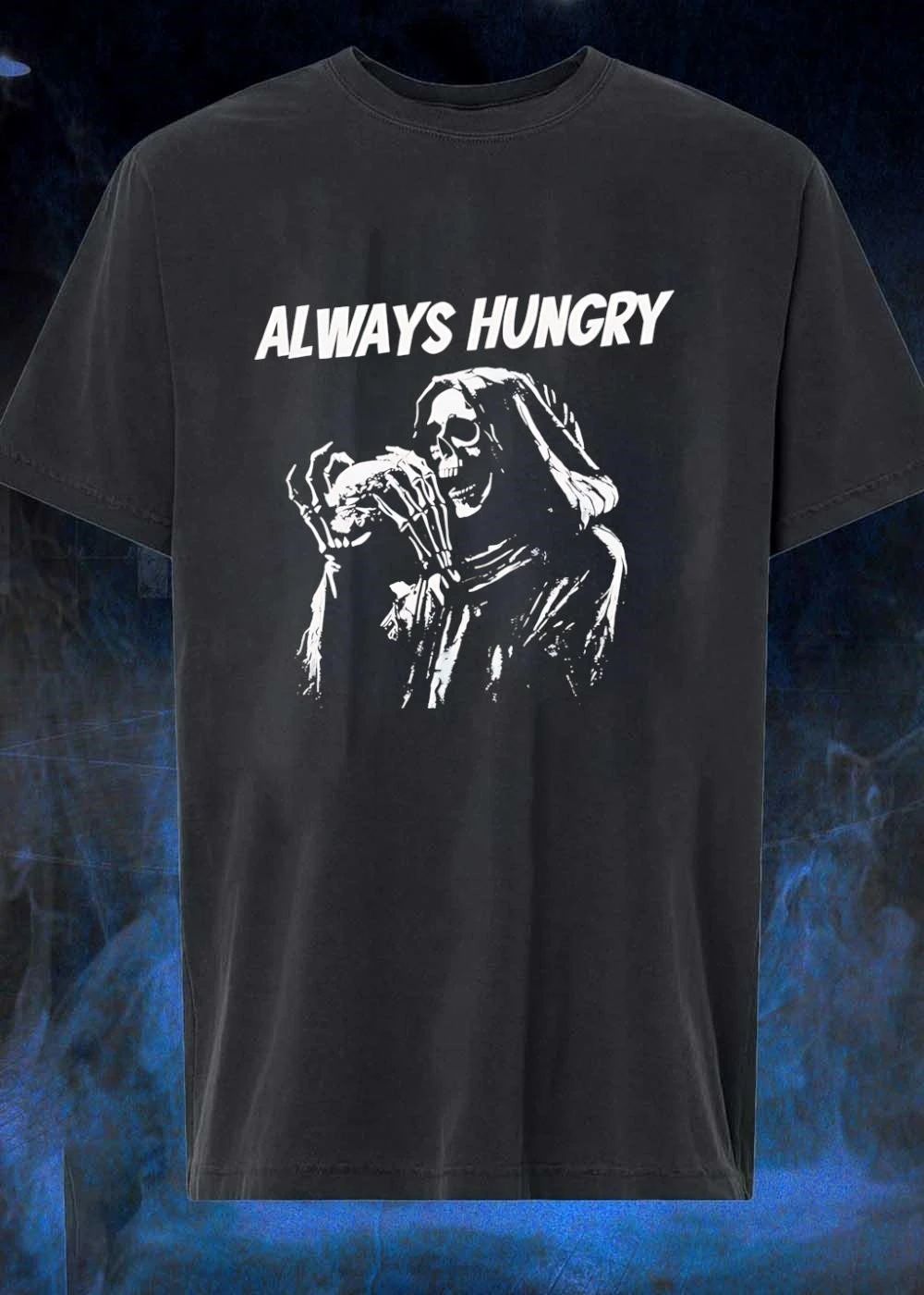 Skeleton always hungry Brennen Taylor - Adult & Kids T-Shirts, Sweatshirts & Hoodies apparel design preview 1