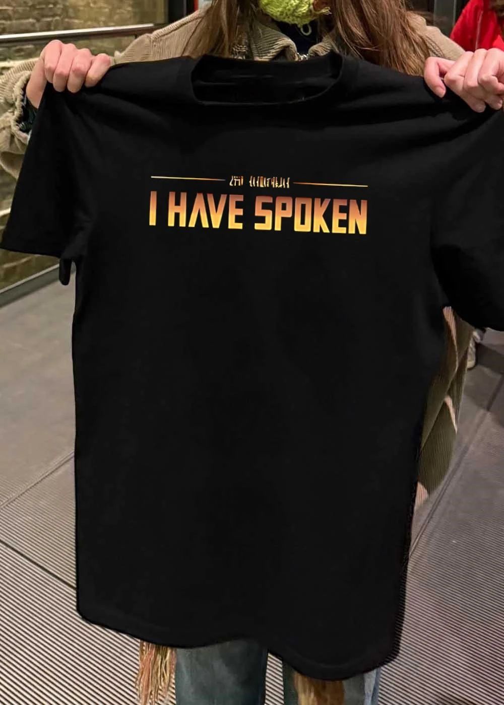 I Have Spoken - Adult & Kids T-Shirts, Sweatshirts & Hoodies apparel design preview 2