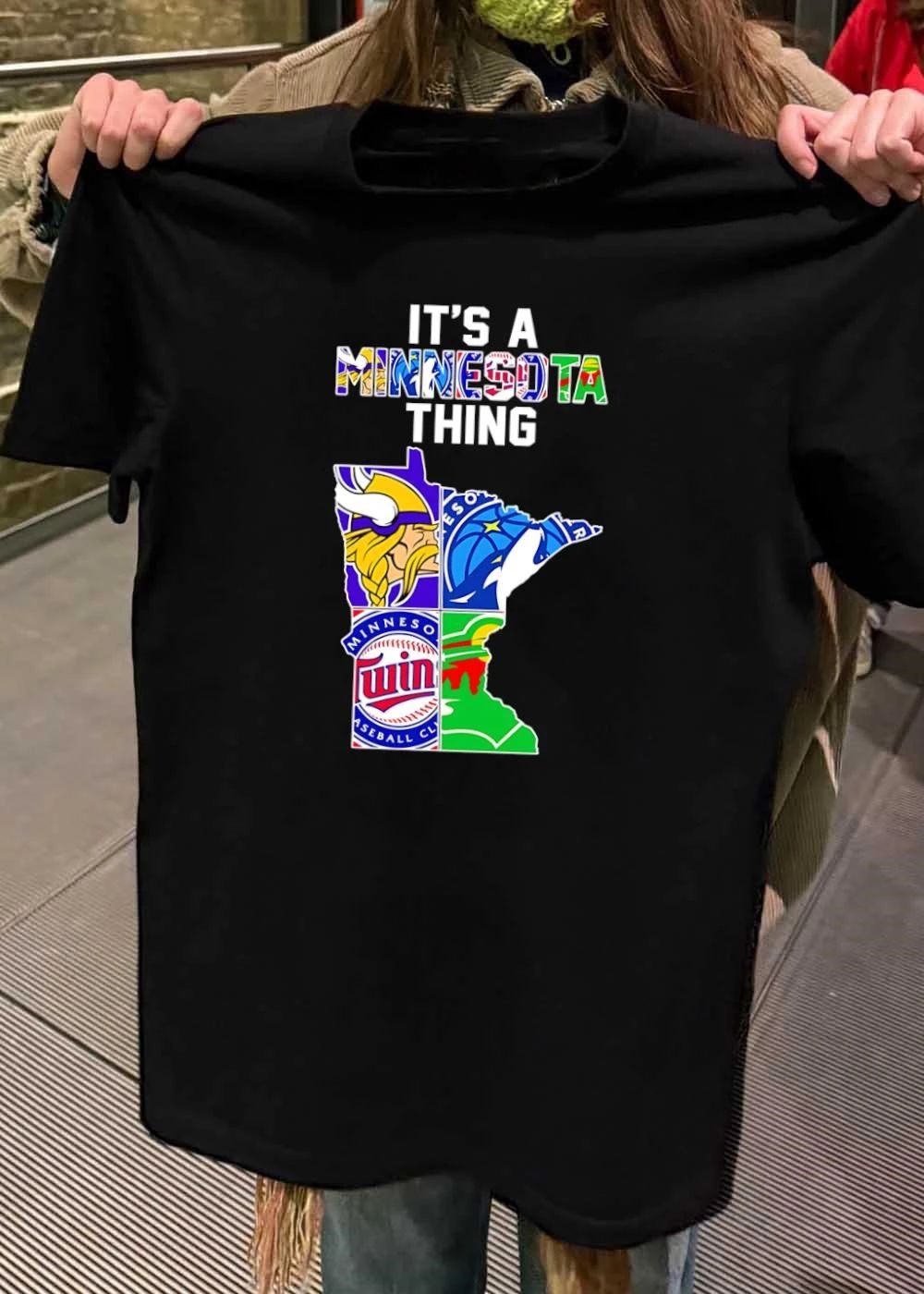 It's A Minnesota Thing Vikings Timberwolves Twins - Adult & Kids T-Shirts, Sweatshirts & Hoodies apparel design preview 2