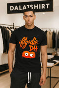 Fly Or Die DH Orange Furry Monster Eyes - Adult & Kids T-Shirts, Sweatshirts & Hoodies apparel design preview 1