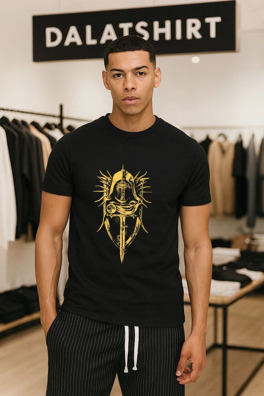 Diablo 4 Vessel Of Hatred Spiritborn Emblem Gold - Adult & Kids T-Shirts, Sweatshirts & Hoodies apparel design preview 1