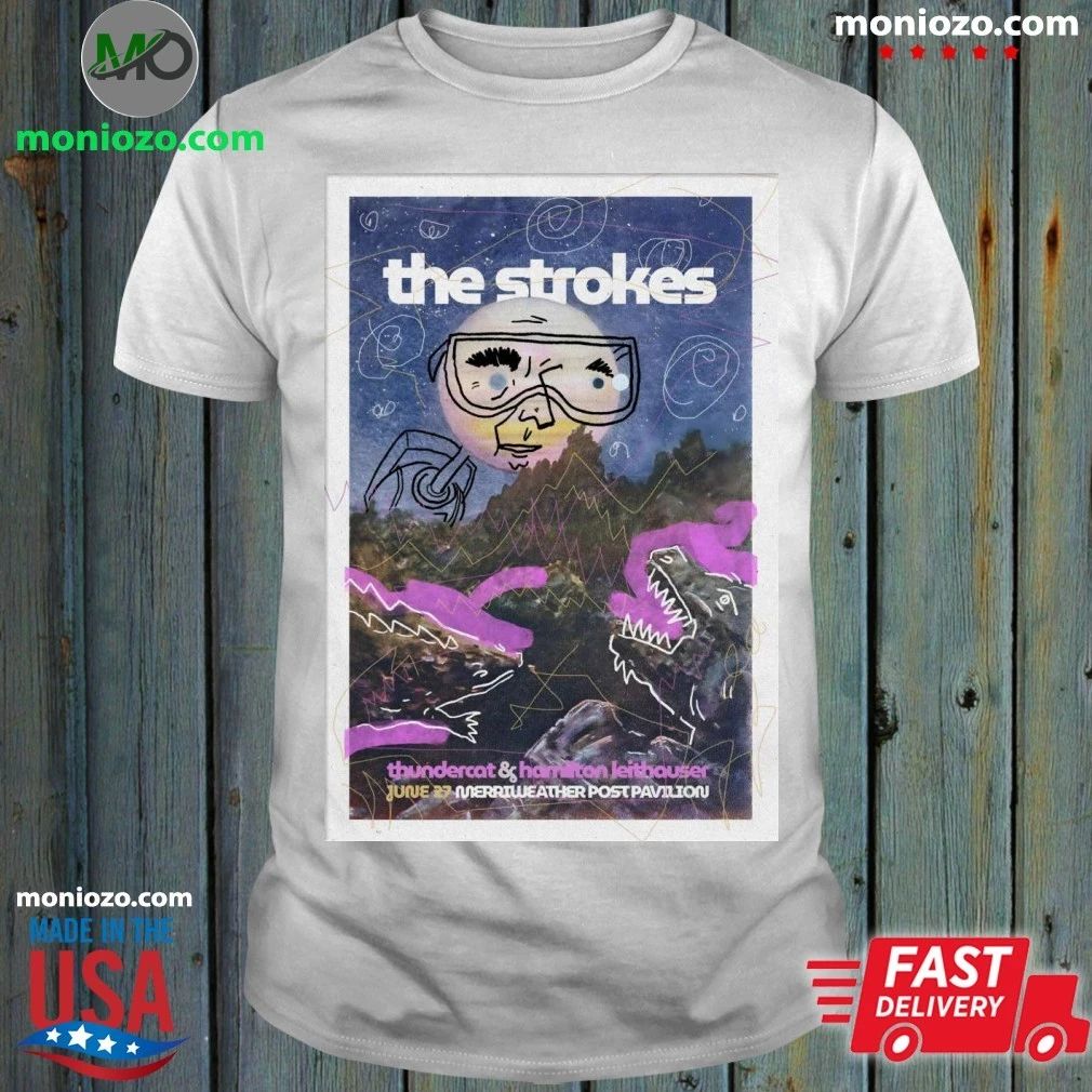 Original The Strokes Columbia MD Tour On June 27 2026 - Adult & Kids T-Shirts, Sweatshirts & Hoodies apparel design preview 1