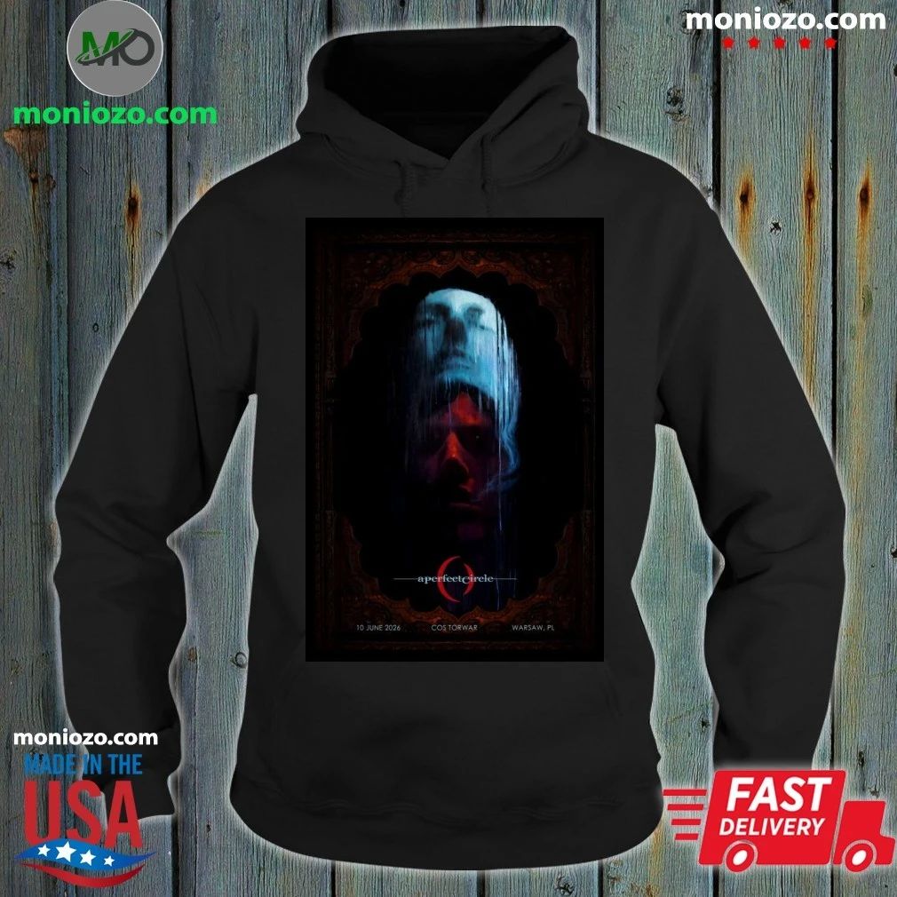 A Perfect Circle Warsaw 10 Jun 2026 Poster - Adult & Kids T-Shirts, Sweatshirts & Hoodies apparel design preview 2