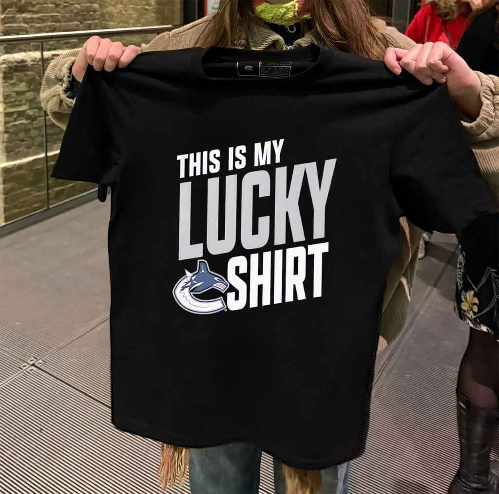 Vancouver Canucks This Is My Lucky hockey 2026 - Adult & Kids T-Shirts, Sweatshirts & Hoodies apparel design preview 2
