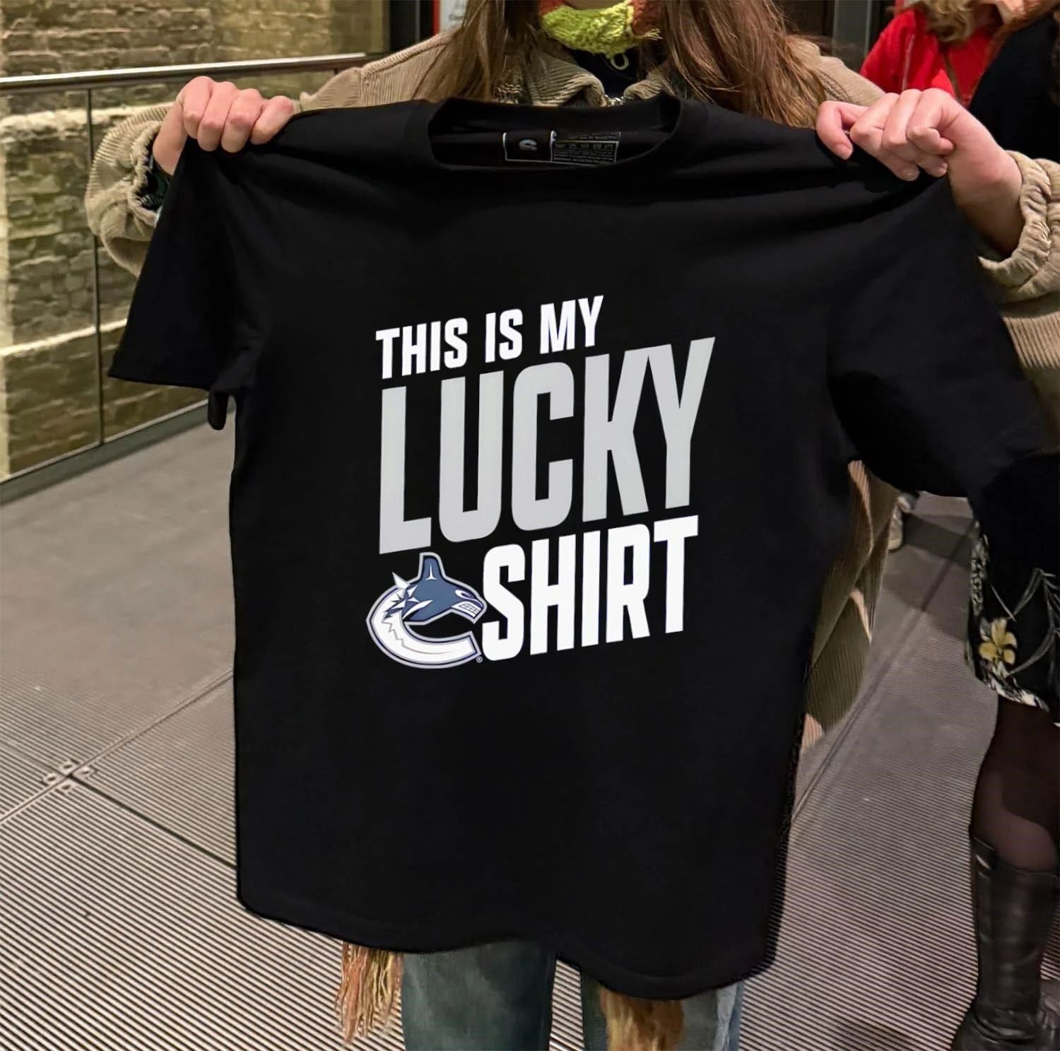 Vancouver Canucks This Is My Lucky hockey 2026 - Adult & Kids T-Shirts, Sweatshirts & Hoodies apparel design preview 2