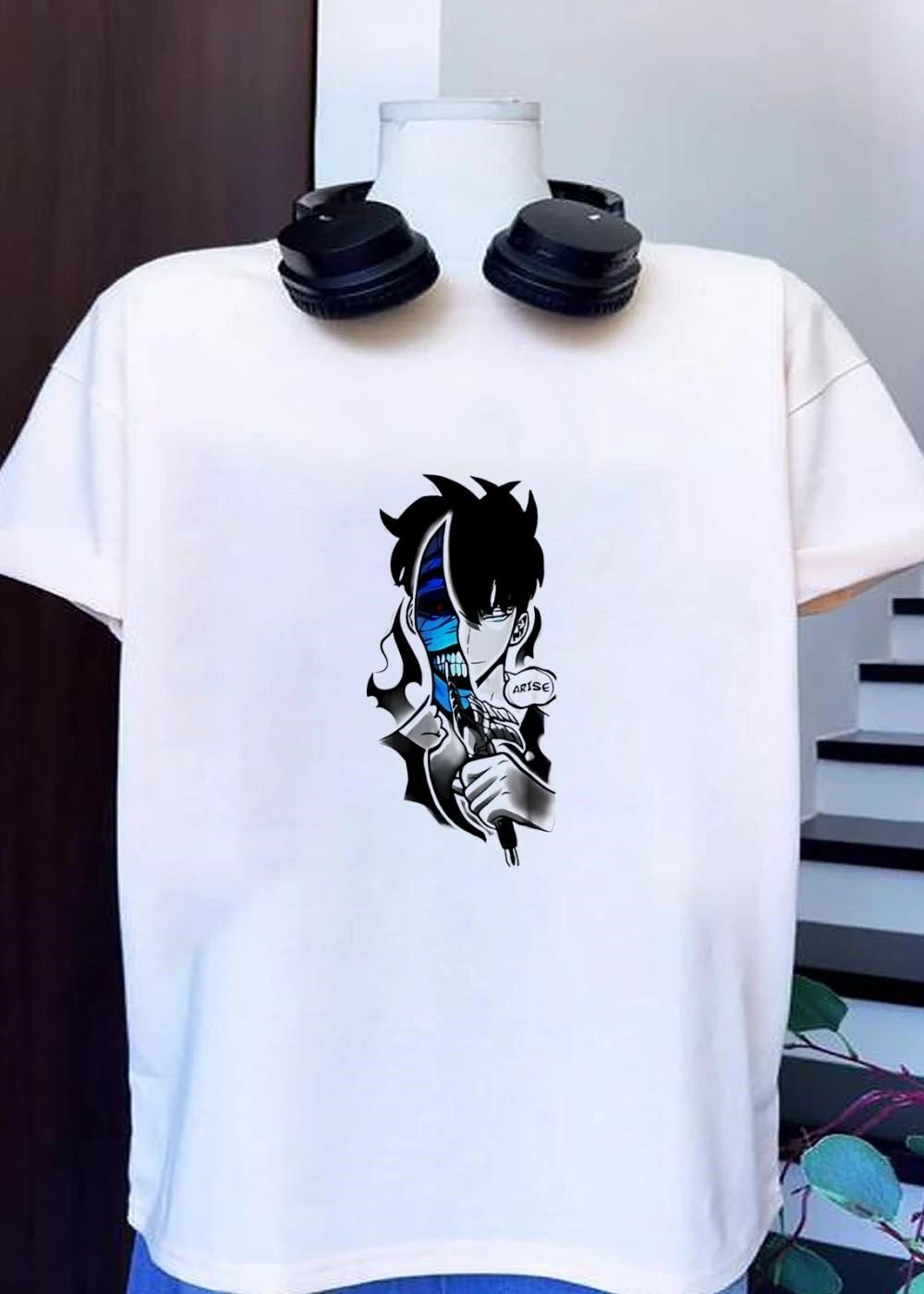 Solo Leveling Sung Jinwoo Arise Shadow Monarch Dual - Adult & Kids T-Shirts, Sweatshirts & Hoodies apparel design preview 1