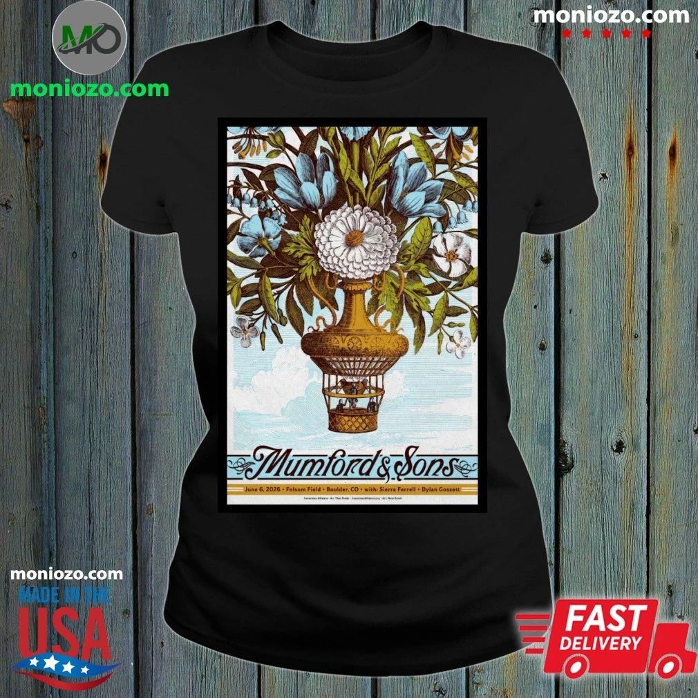 Original Mumford Sons to Headline Folsom Field on - Adult & Kids T-Shirts, Sweatshirts & Hoodies apparel design preview 1