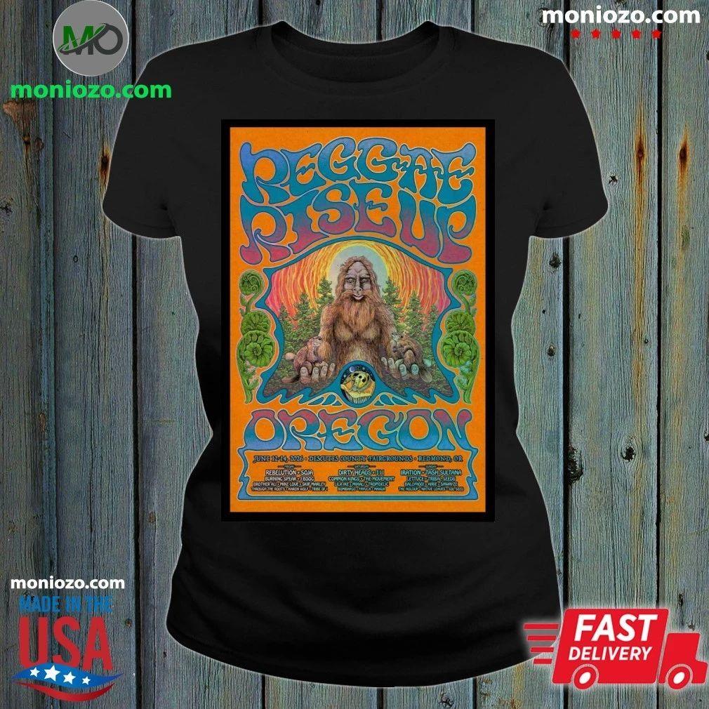 Original Reggae Rise Deschutes County Fairgrounds - Adult & Kids T-Shirts, Sweatshirts & Hoodies apparel design preview 1