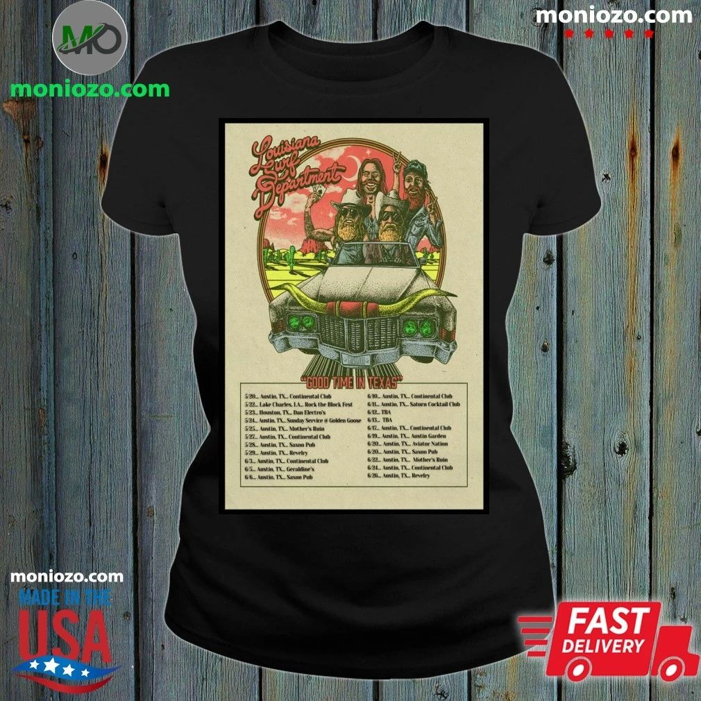 Original The Louisiana Surf Department Good Time In - Adult & Kids T-Shirts, Sweatshirts & Hoodies apparel design preview 1