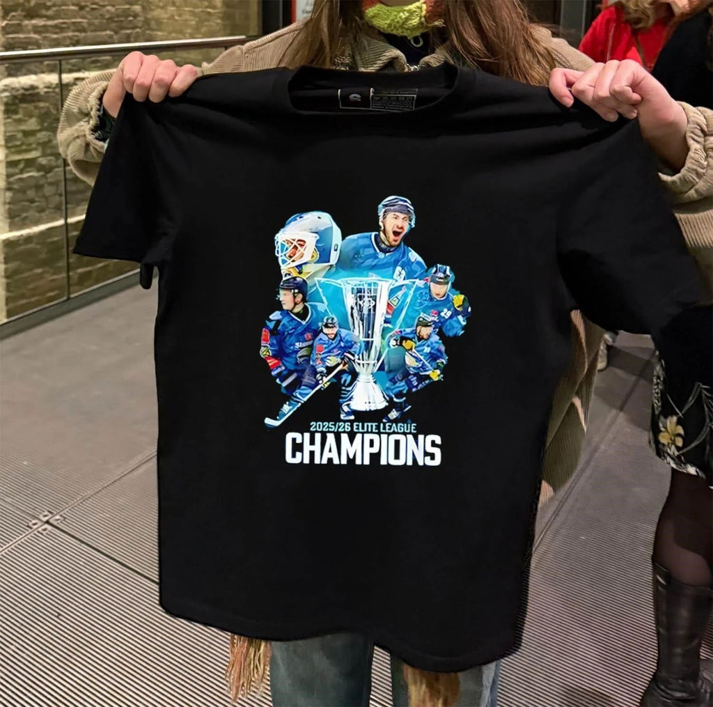 Belfast Giants Elite League Champions 2026 We Are The - Adult & Kids T-Shirts, Sweatshirts & Hoodies apparel design preview 2