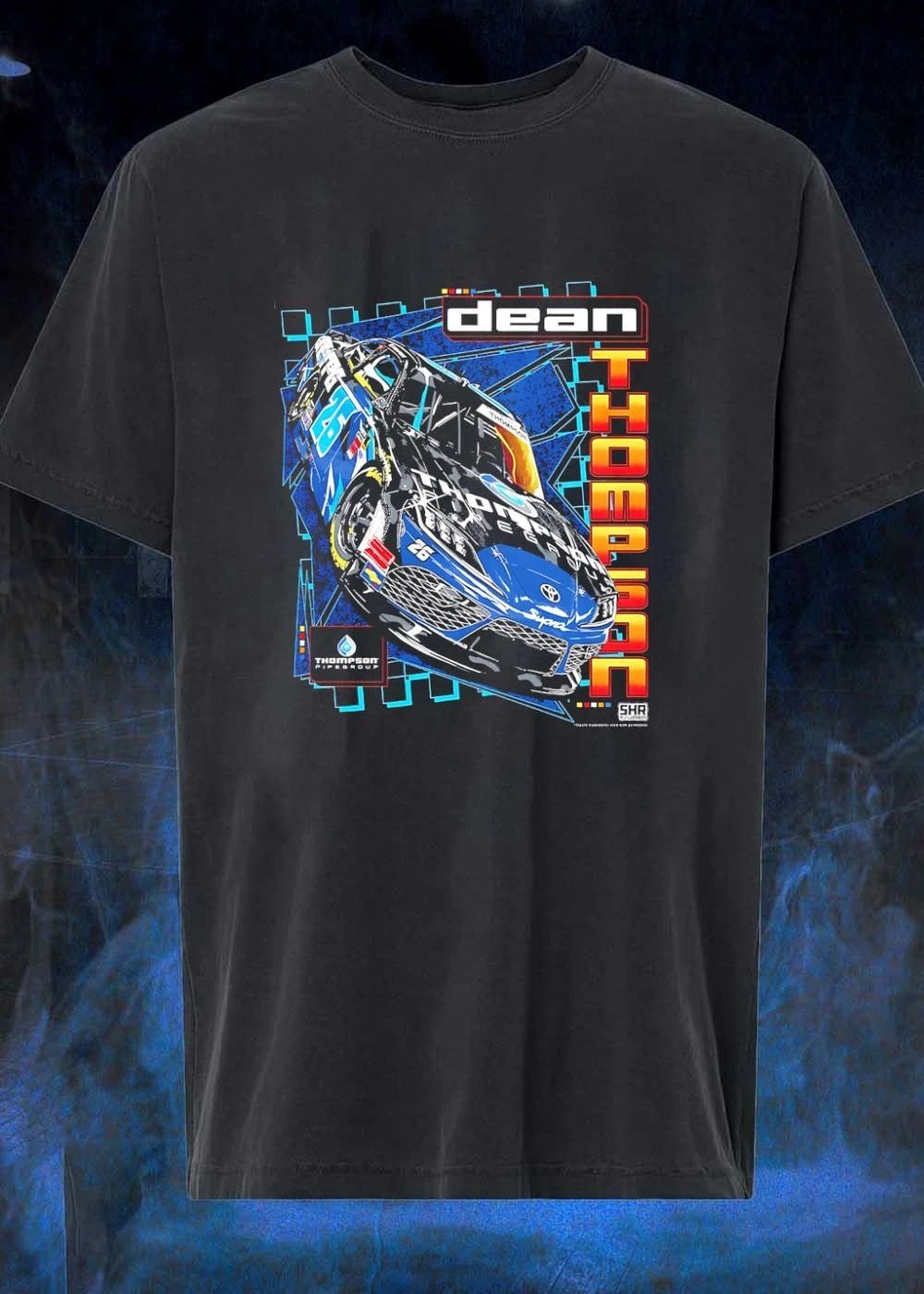 Dean Thompson 26 Toyota Supra Race Car - Adult & Kids T-Shirts, Sweatshirts & Hoodies apparel design preview 1