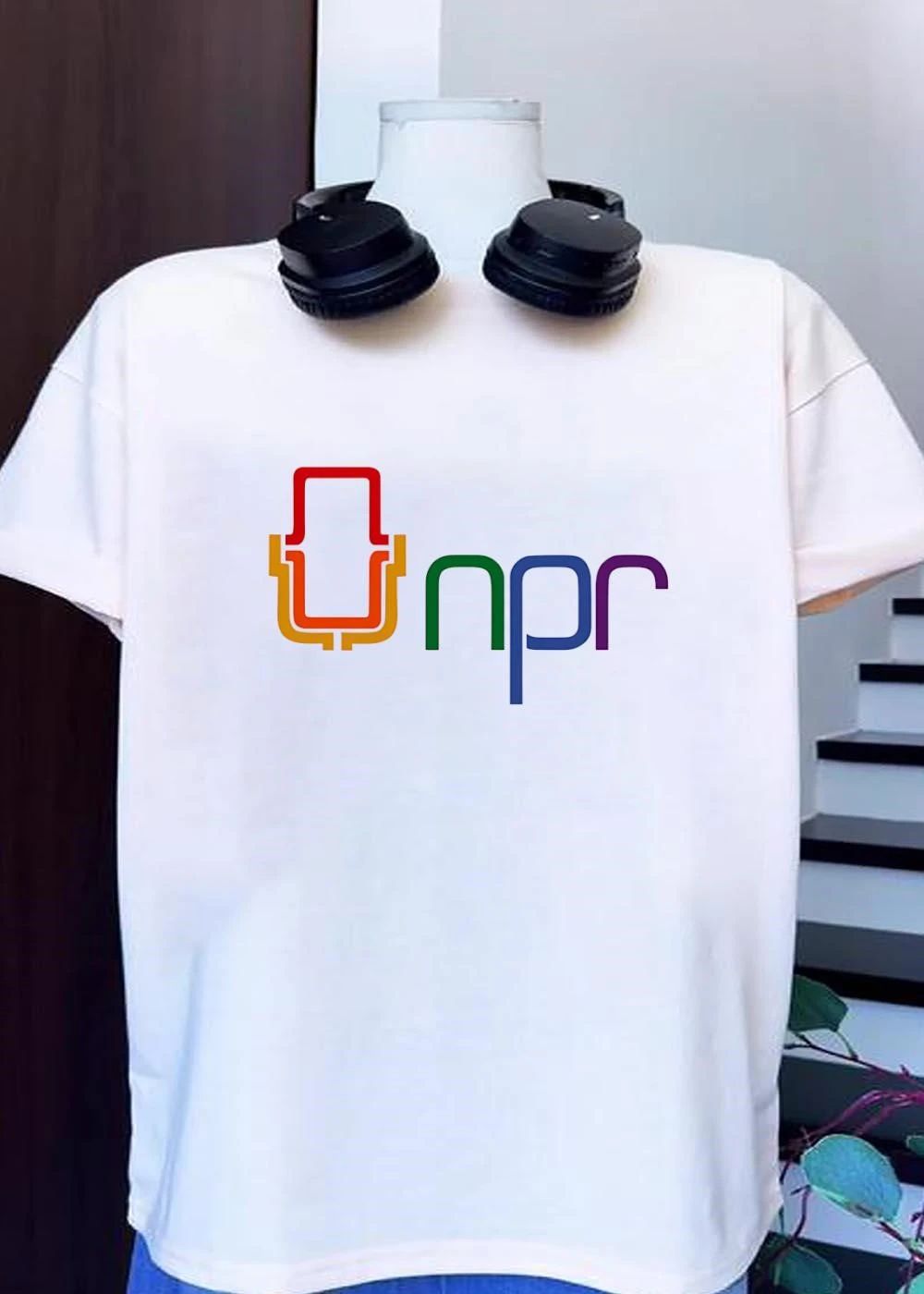 NPR Microphone Logo Journalism Future 2026 - Adult & Kids T-Shirts, Sweatshirts & Hoodies apparel design preview 1