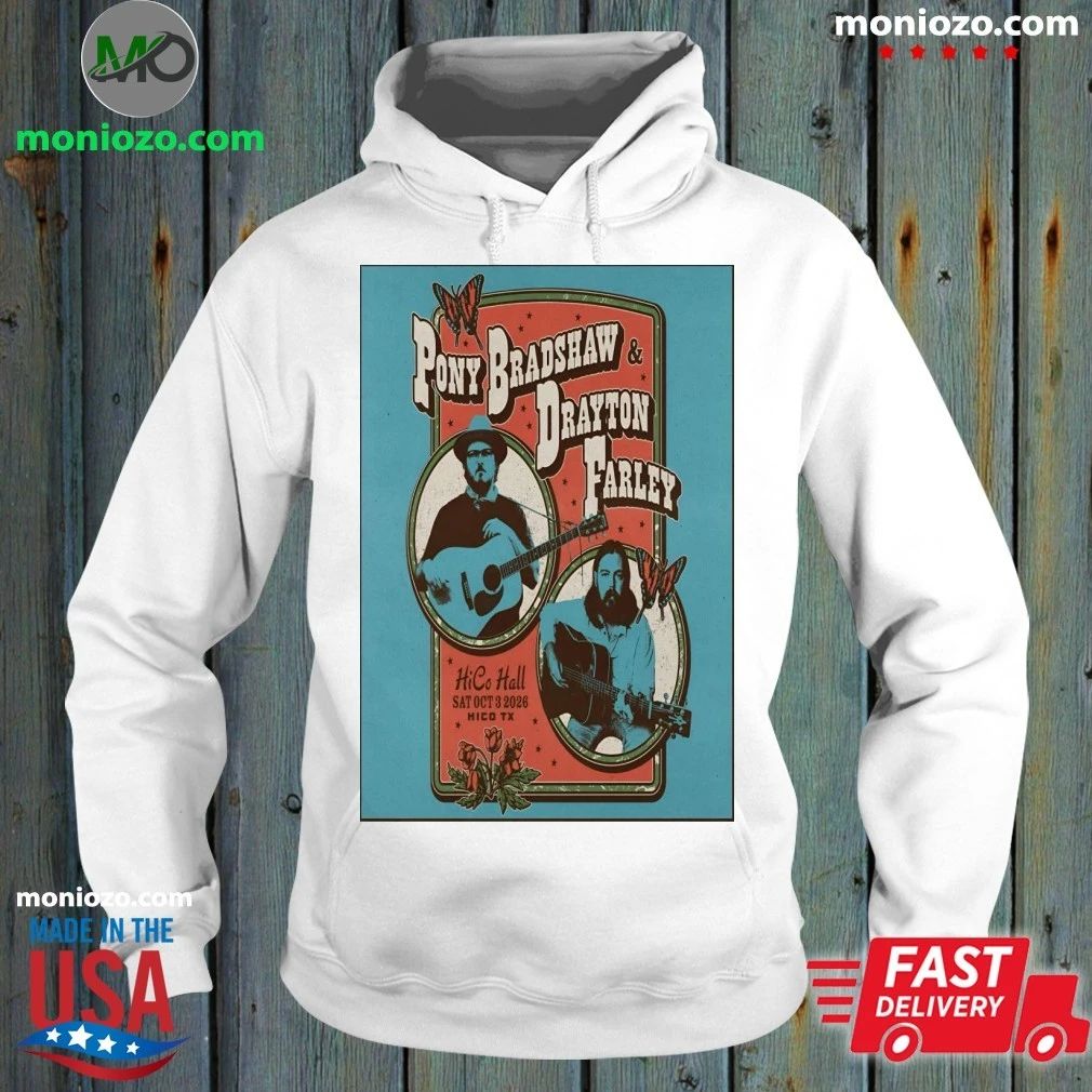 Original Pony Bradshaw And Drayton Farley In Hico TX - Adult & Kids T-Shirts, Sweatshirts & Hoodies apparel design preview 2