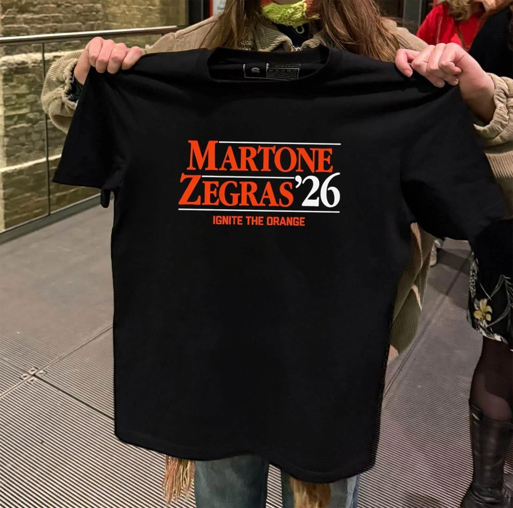Martone Zegras '26 Ignite The Orange Hockey Player - Adult & Kids T-Shirts, Sweatshirts & Hoodies apparel design preview 2