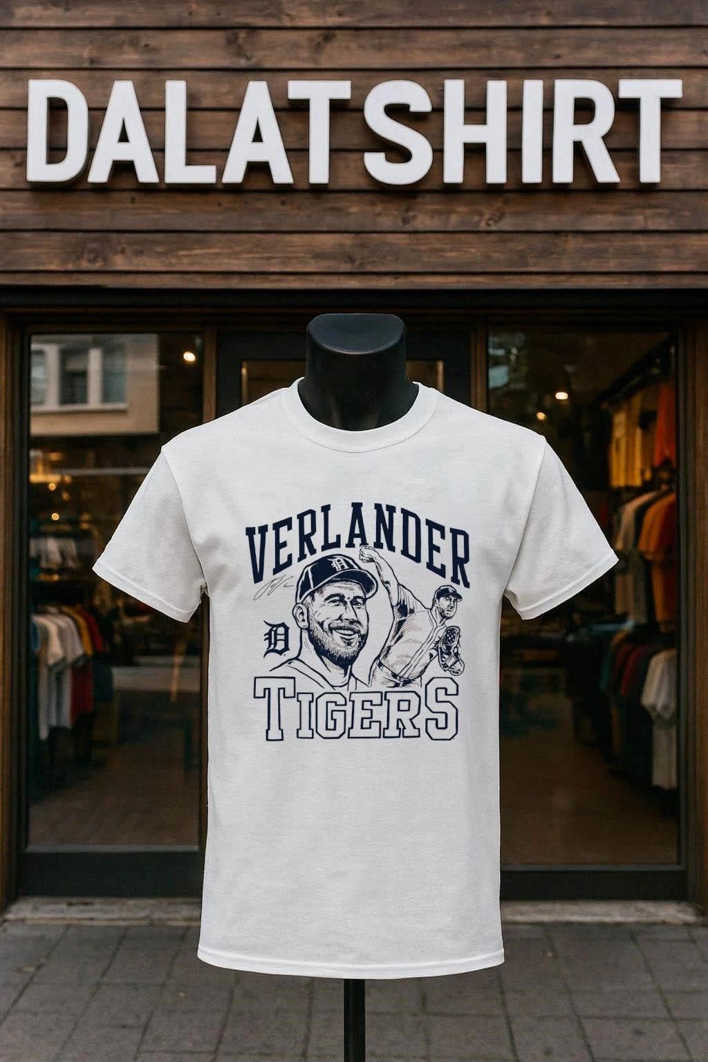 Tigers Justin Verlander Signature Homage - Adult & Kids T-Shirts, Sweatshirts & Hoodies apparel design preview 1