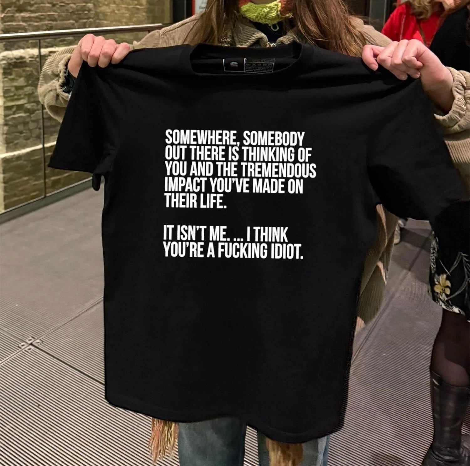 Somewhere somebody out there is thinking of you and - Adult & Kids T-Shirts, Sweatshirts & Hoodies apparel design preview 2