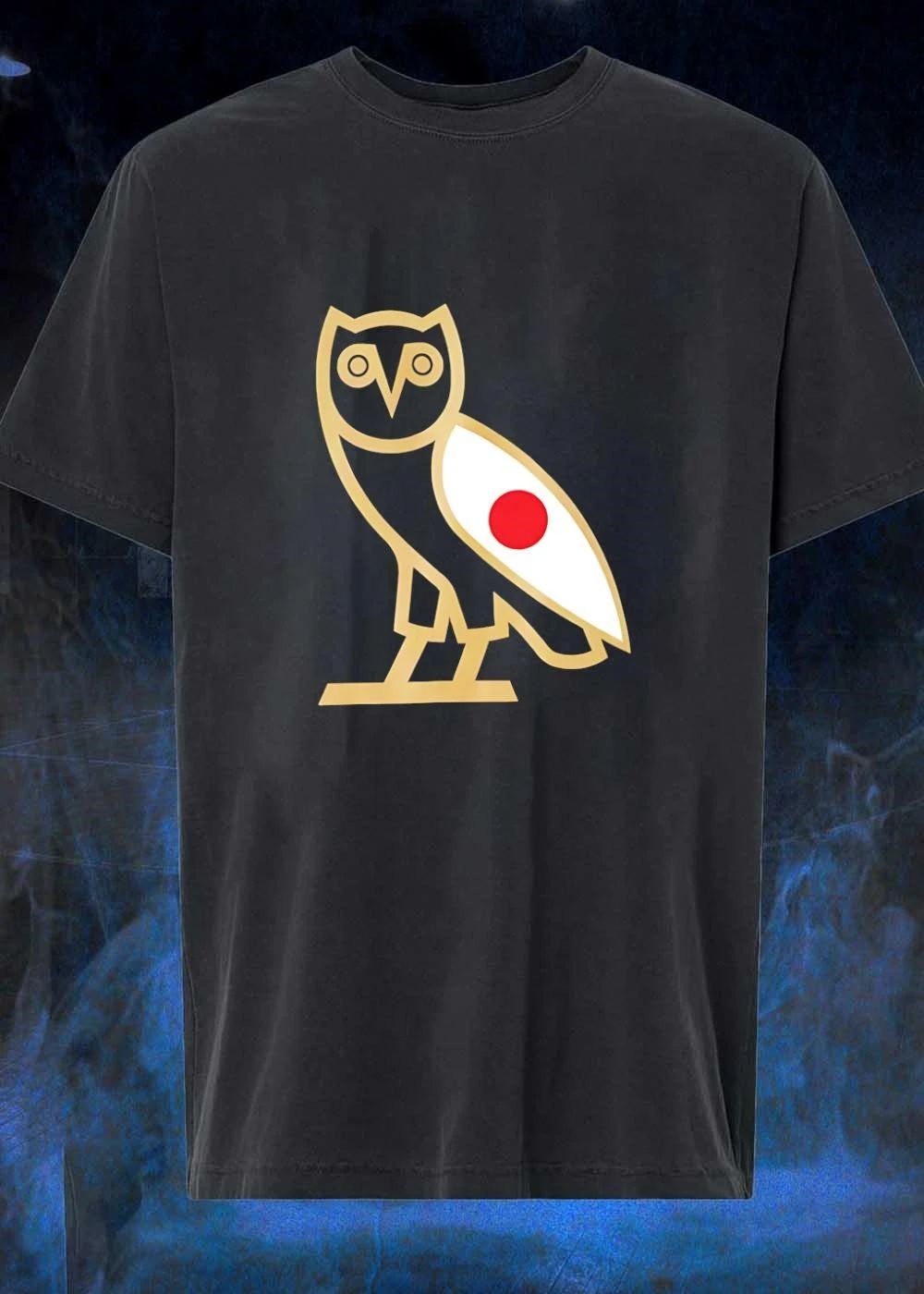 OVO Owl Japan Flag - Adult & Kids T-Shirts, Sweatshirts & Hoodies apparel design preview 1