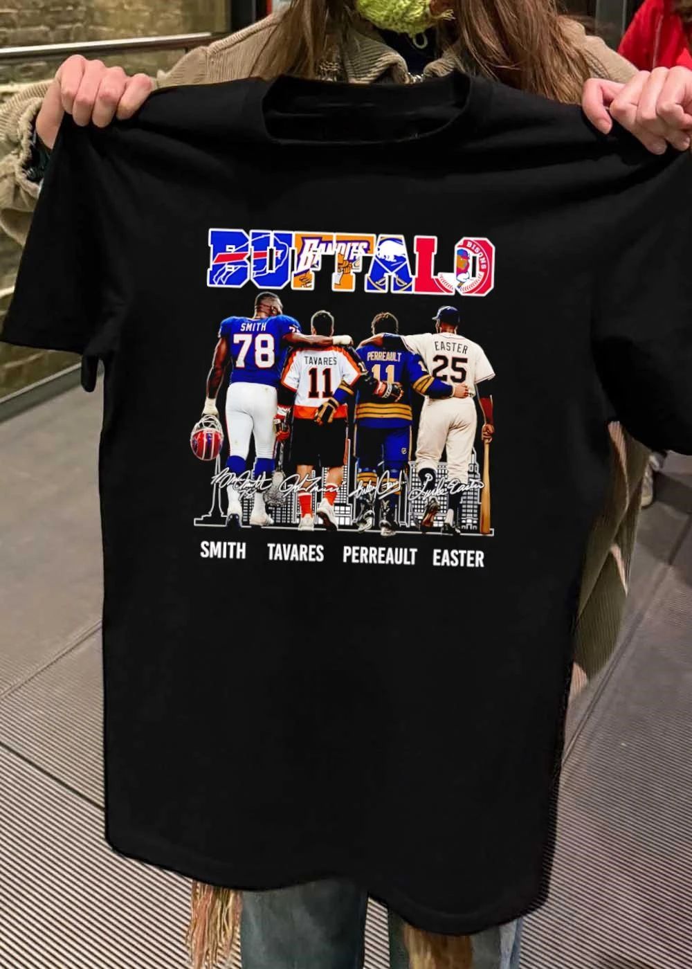 Buffalo Sports Team Logos And Legends - Adult & Kids T-Shirts, Sweatshirts & Hoodies apparel design preview 2